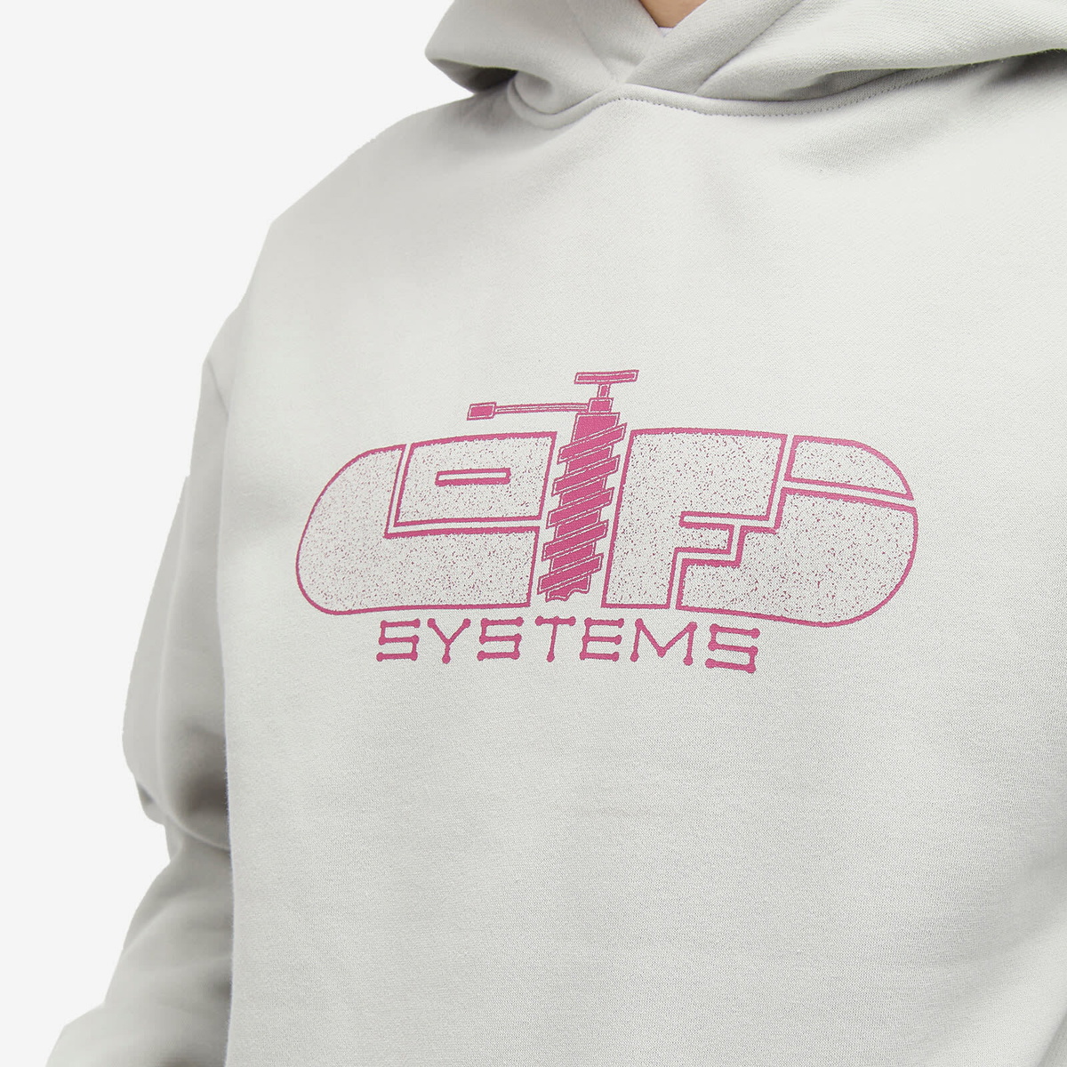 Lo-Fi Men's Process Hoodie in Cement