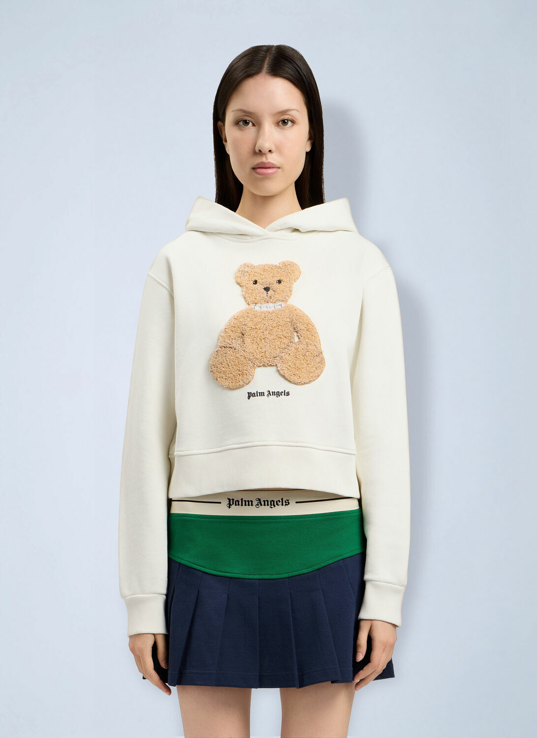 Palm Angels Bear Fitted Hoodie