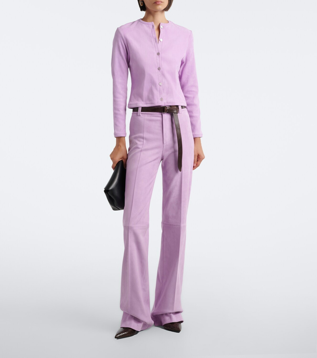 Stouls Lizzy suede bootcut pants