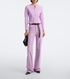 Stouls Lizzy suede bootcut pants