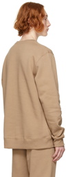 Études SSENSE Exclusive Beige Story Logo Sweatshirt