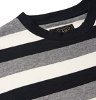 Beams Plus - Striped Cotton-Jersey T-Shirt - Black