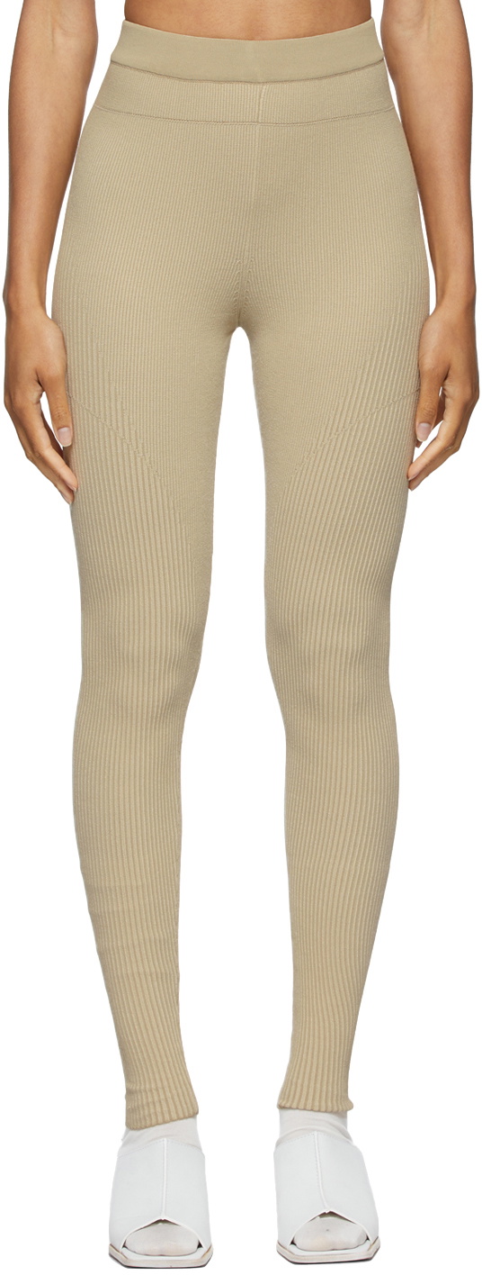 Jacquemus Beige 'Le Pantalon Duci' Leggings Jacquemus