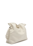 Loewe Flamenco Leather Clutch - Off White - One Size