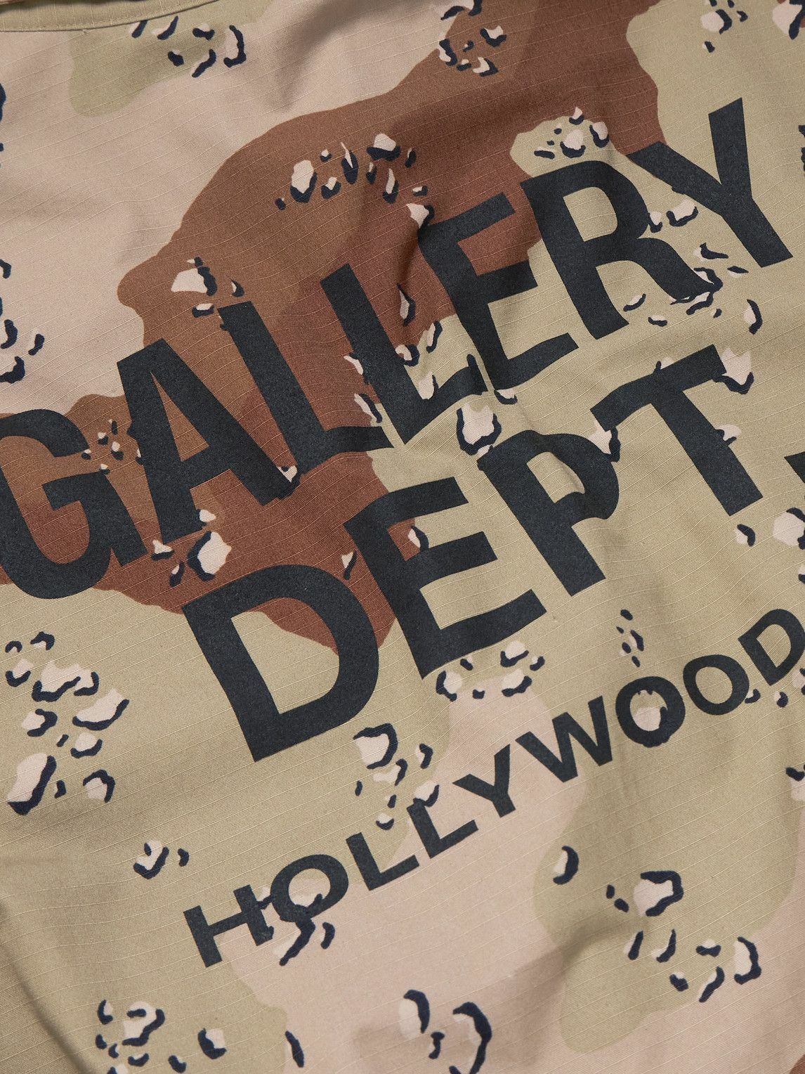 Gallery Dept. - Montecito Camouflage Logo-Print Cotton-Ripstop Jacket - Neutrals