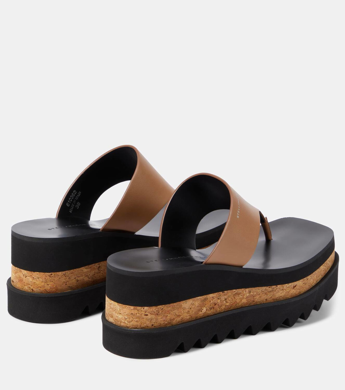 【送料&関税込】Stella McCartney Sneak Elyse Sandals Sneak-Elyse platform sandals in brown - Stella Mc Cartney