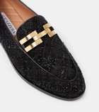 Aquazzura Brandi bouclé loafers