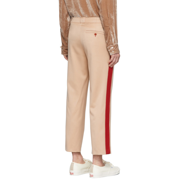 Sies Marjan Tan Orion Striped Trousers