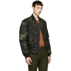 Schott Green Camo MA-1 Bomber Jacket