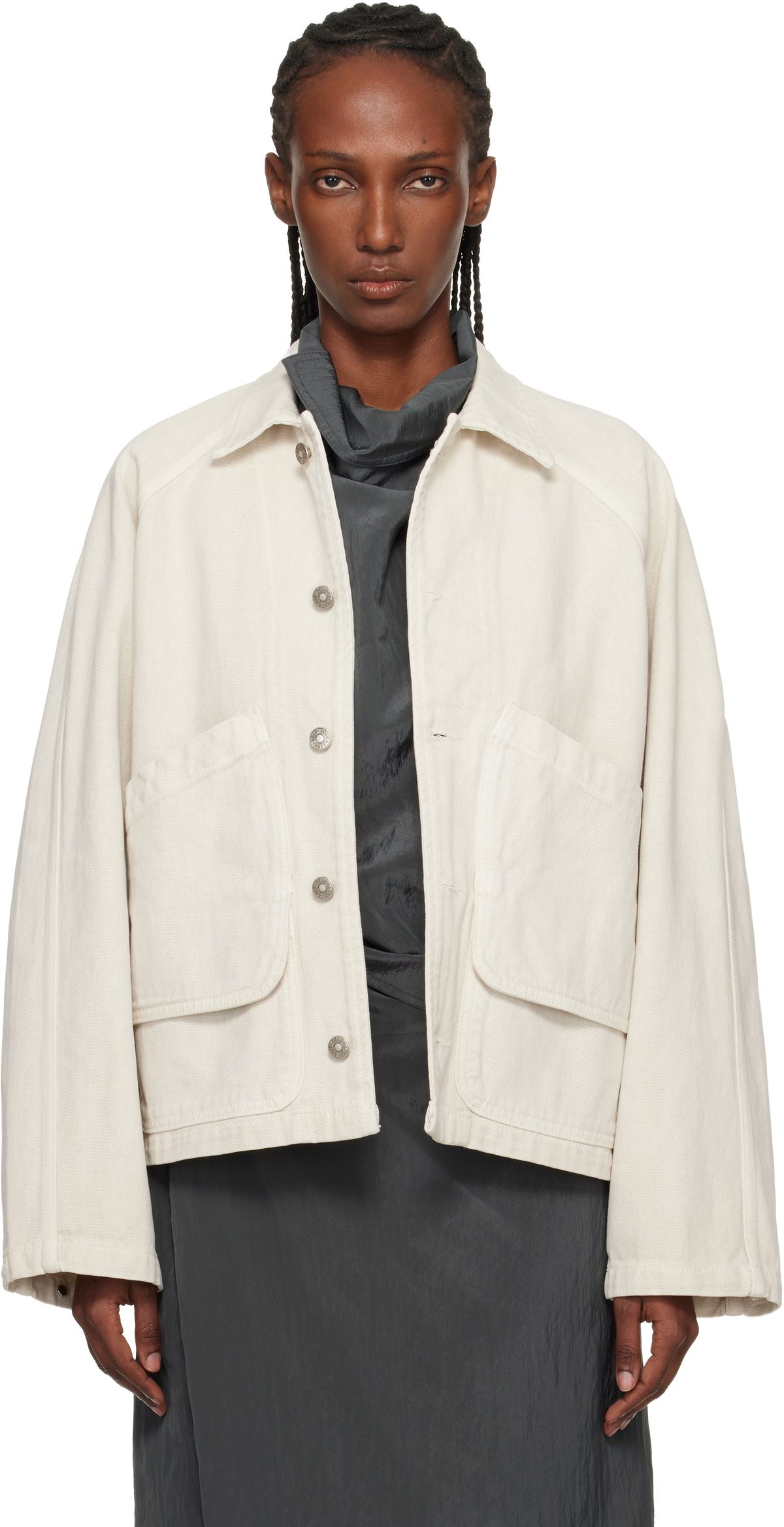 ジャケット・アウター raglan volume sleeve over coat Amazon.com: chouyatou Women's Winter Hidden Single Breasted Wool