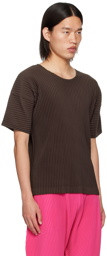 HOMME PLISSÉ ISSEY MIYAKE Brown Monthly Color June T-shirt