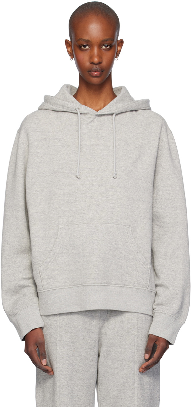 The Elder Statesman Gray Daily Lightweight Hoodie