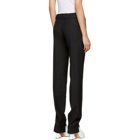 Paco Rabanne Black Pleats and Snaps Trousers