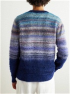 Missoni - Space-Dyed Degradé Mohair Sweater - Purple