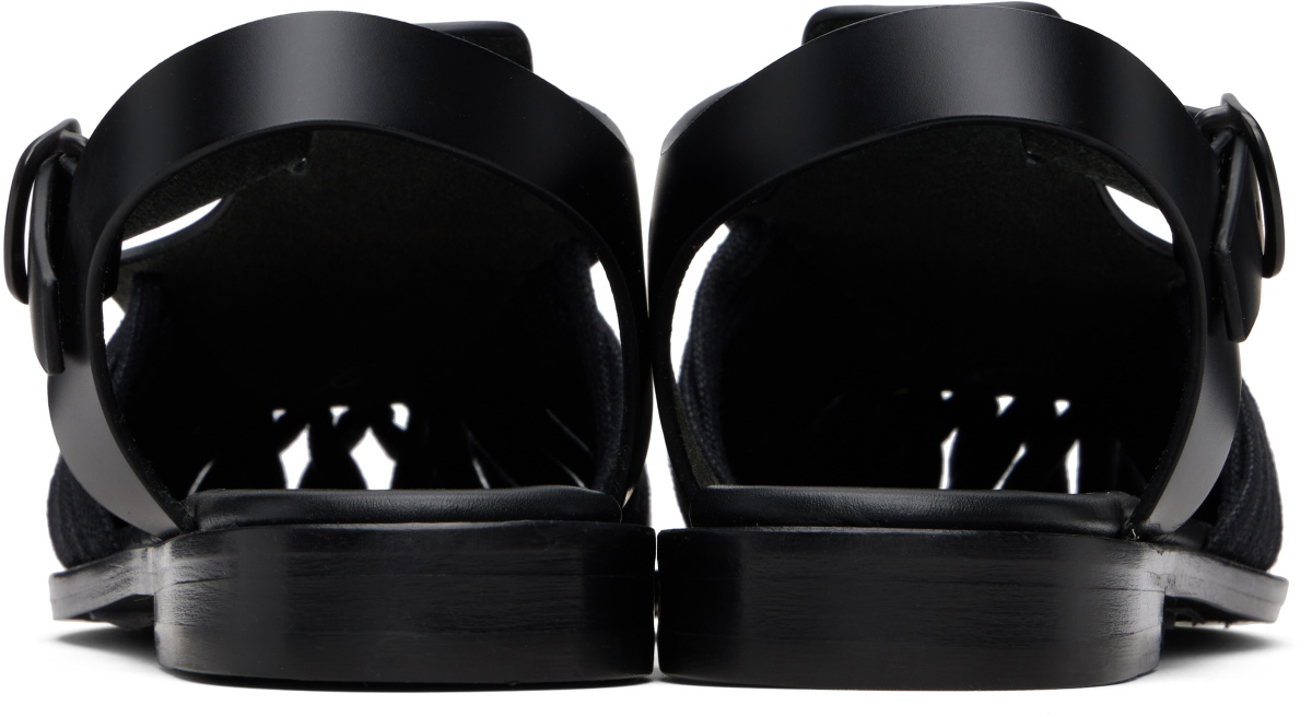 HEREU Black Alaro Sandals
