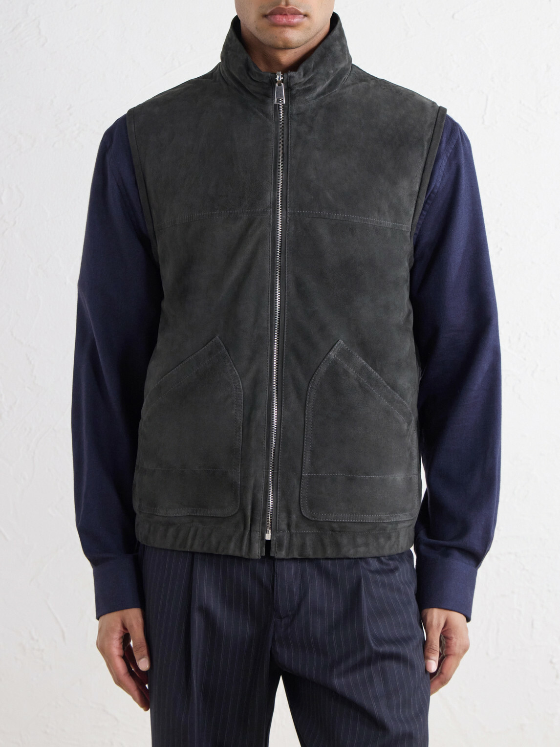 Valstar - Reversible Suede Vest - Black