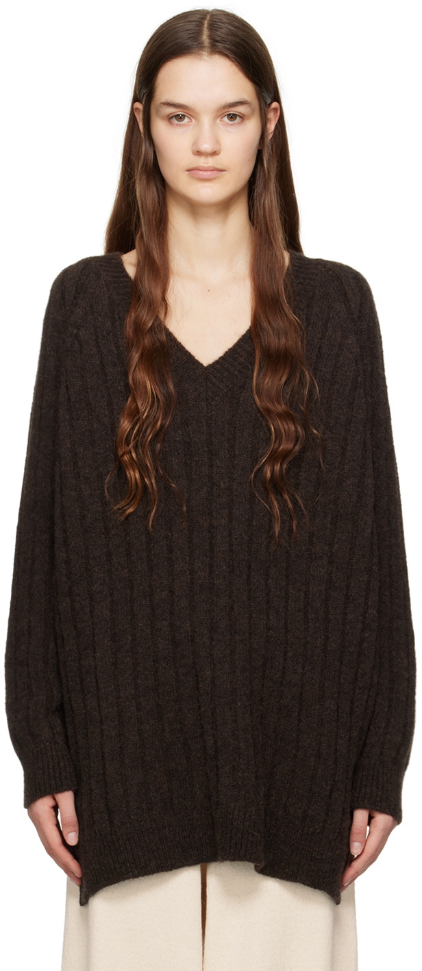 CORDERA Brown Oversized Sweater CORDERA