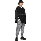 Juun.J Grey Check Cargo Pants