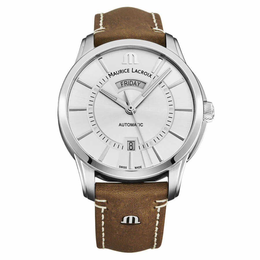 Maurice Lacroix Pontos Automatic Silver Dial Mens Watch PT6358-SS001-130-2