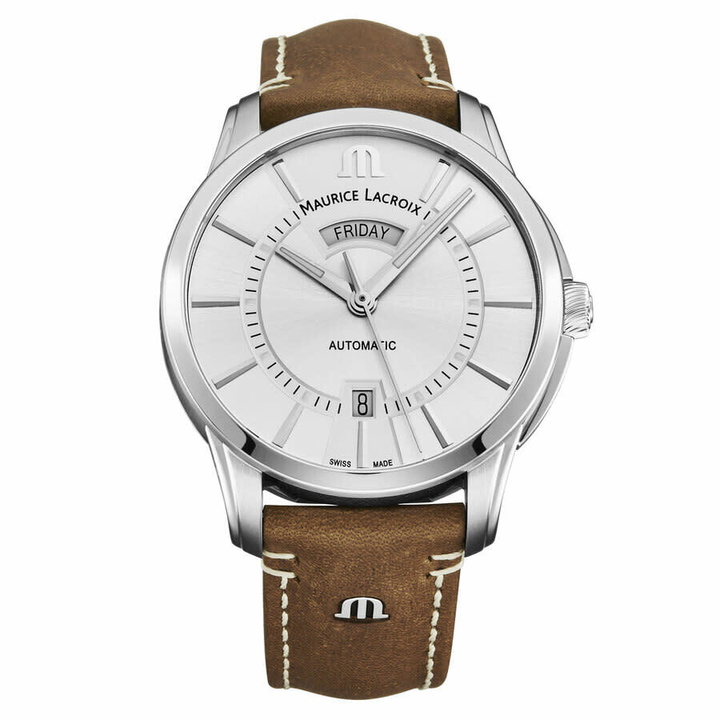 Photo: Maurice Lacroix Pontos Automatic Silver Dial Mens Watch PT6358-SS001-130-2