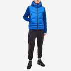 Moncler Grenoble Men's Down Hooded Knit Jacket in Navy