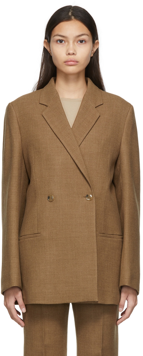 Totême Brown Wool Blazer Toteme