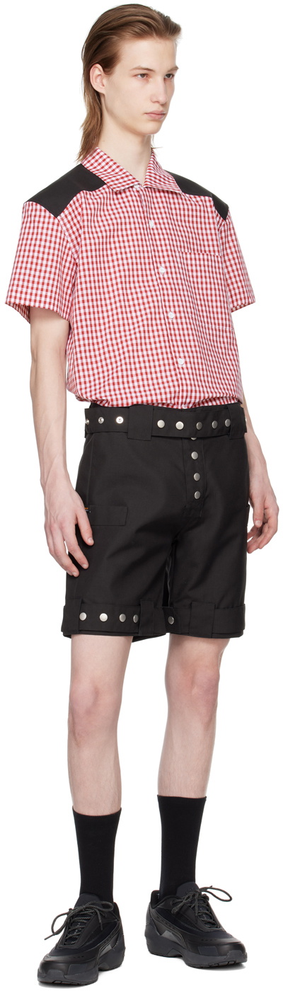 Olly Shinder Red & White Gingham Shirt