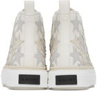 AMIRI White Stars Court High-Top Sneakers