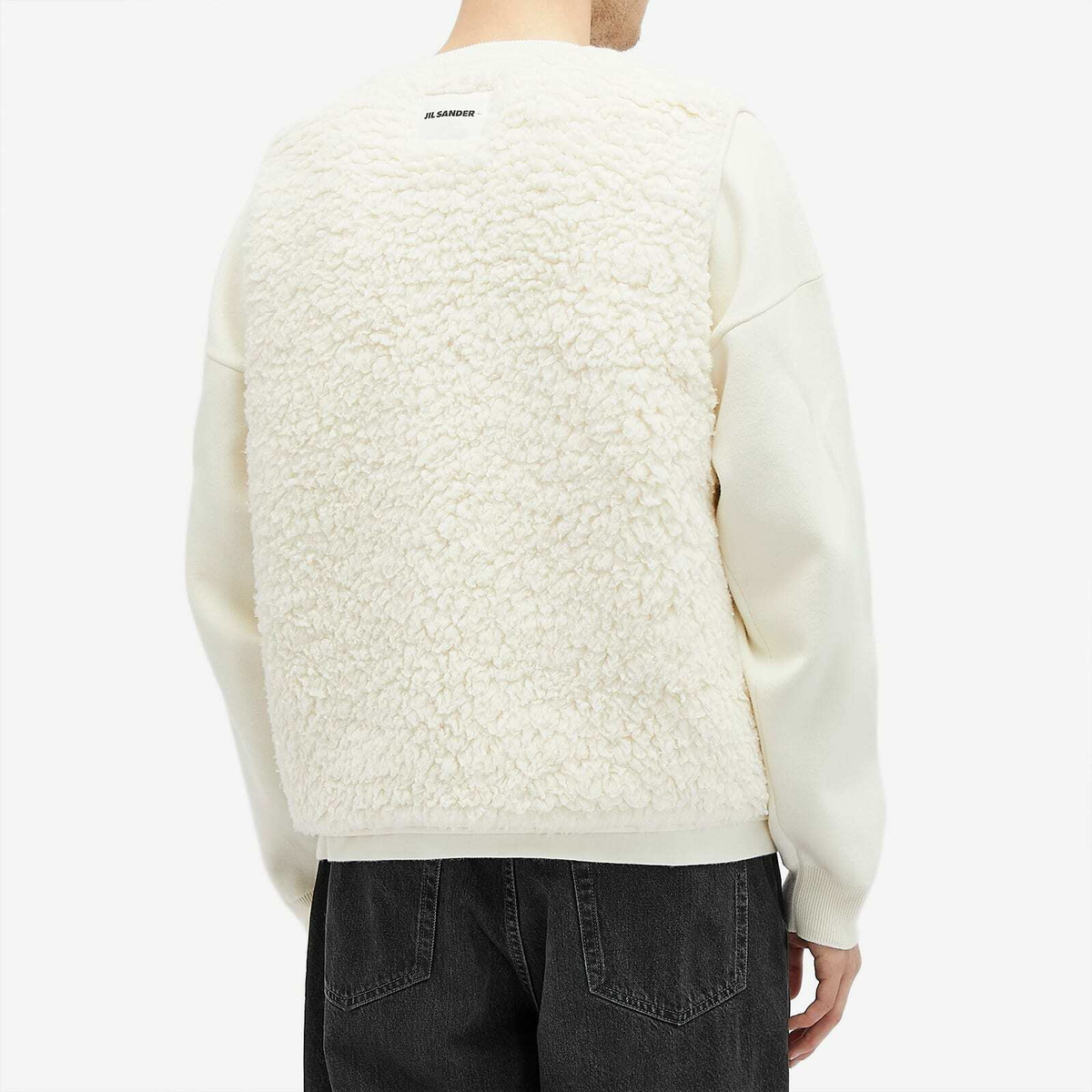 【JIL SANDER】Gillette Hood Vest Padded/関税+全国送料込み Jil Sander+ Men's Jil Sander Plus Reversible Sherpa Vest in