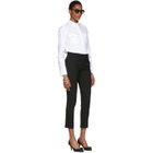 Pierre Balmain White Military Shirt