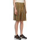 Homme Plisse Issey Miyake Orange Tailored Line Shorts