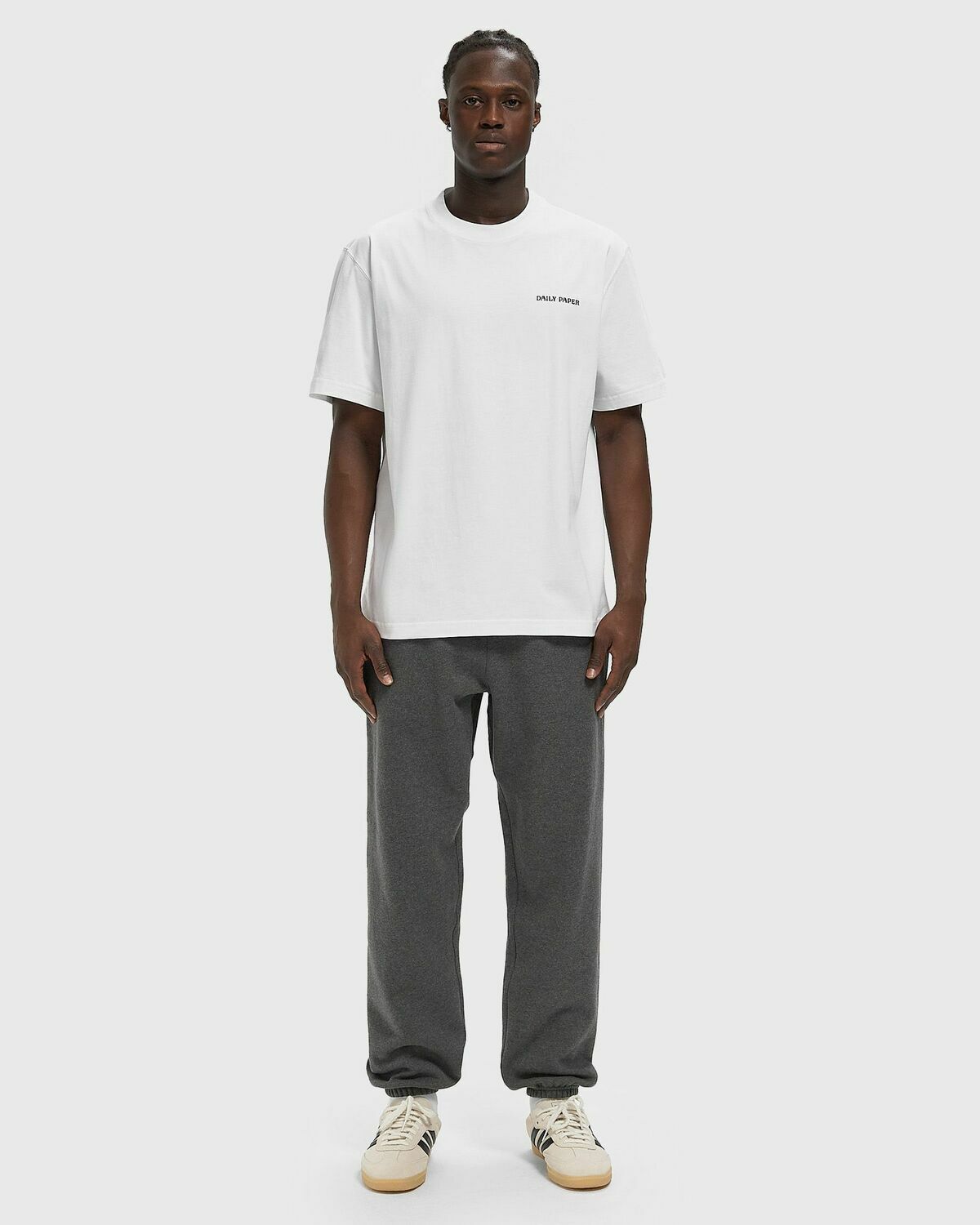 Daily Paper CHAIN SHIELD TEE White Mens Shortsleefe