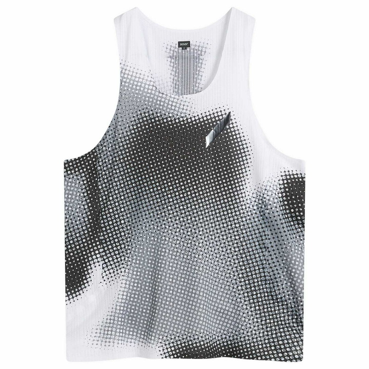 Photo: SOAR Men's Race Vest in Black White Dot