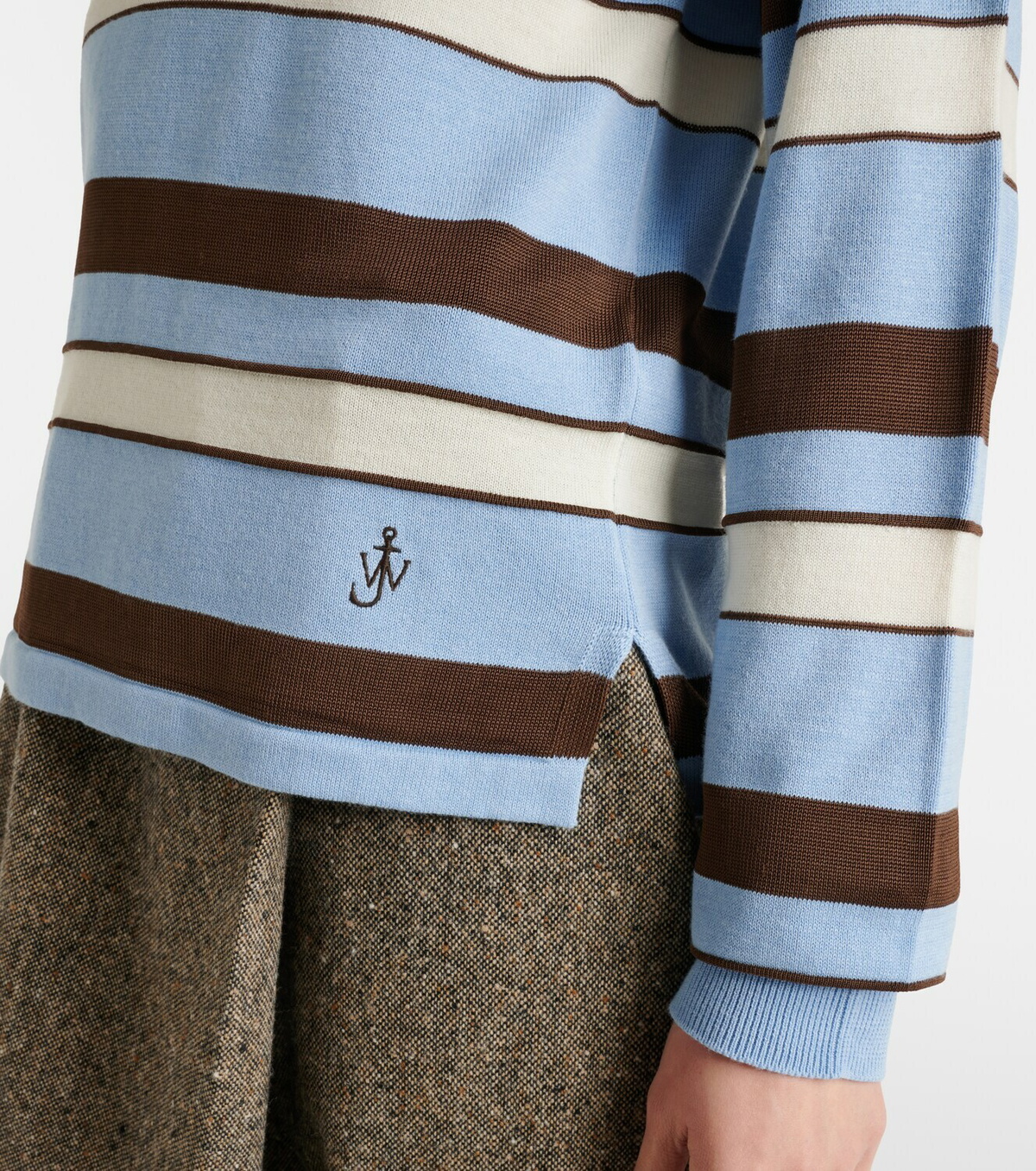 JW Anderson Striped polo shirt