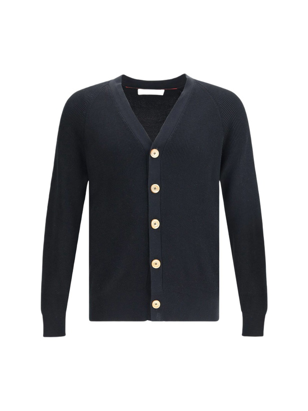 Photo: Brunello Cucinelli Ribbed Cardigan