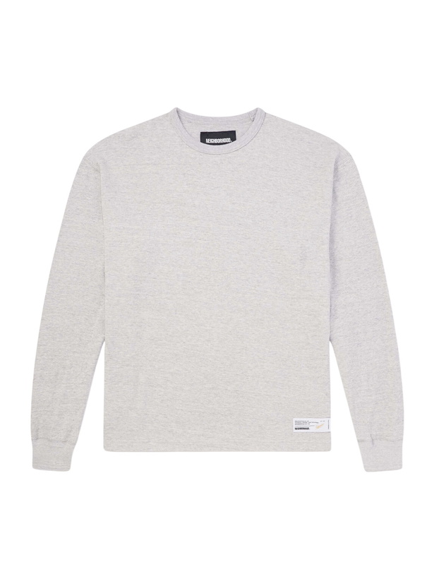 Photo: Neighborhood - Cotton-Jersey Sweater - Gray