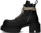 Rick Owens Black Low Army Bogun Boots