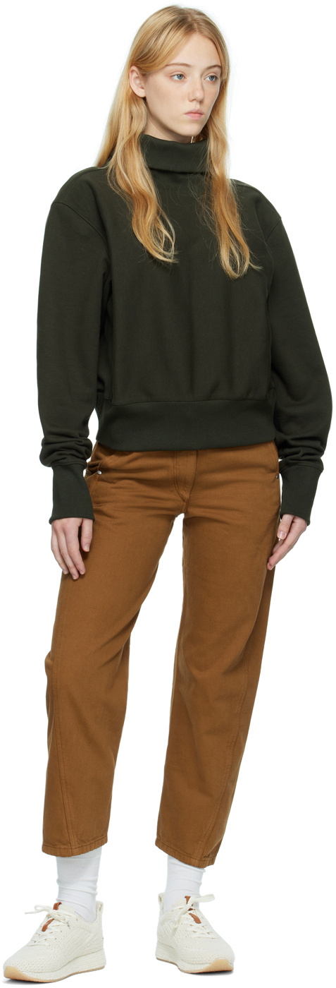 Quira SSENSE Exclusive Khaki Rib Turtleneck
