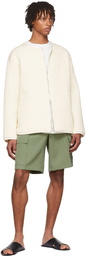 Jil Sander Off-White Cotton Jacket