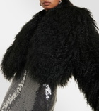 David Koma Shearling jacket