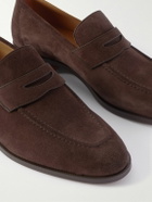 Loro Piana - Sergio Walk Suede Penny Loafers - Brown