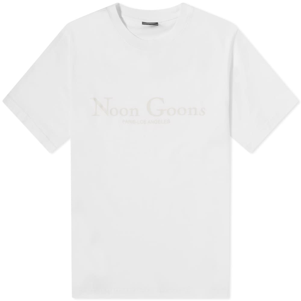 Noon Goons Men's Sister City T-Shirt in White Noon Goons