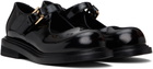 Moschino Black Mary Jane Olivia Loafers