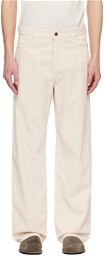 The Row Off-White Ross Trousers