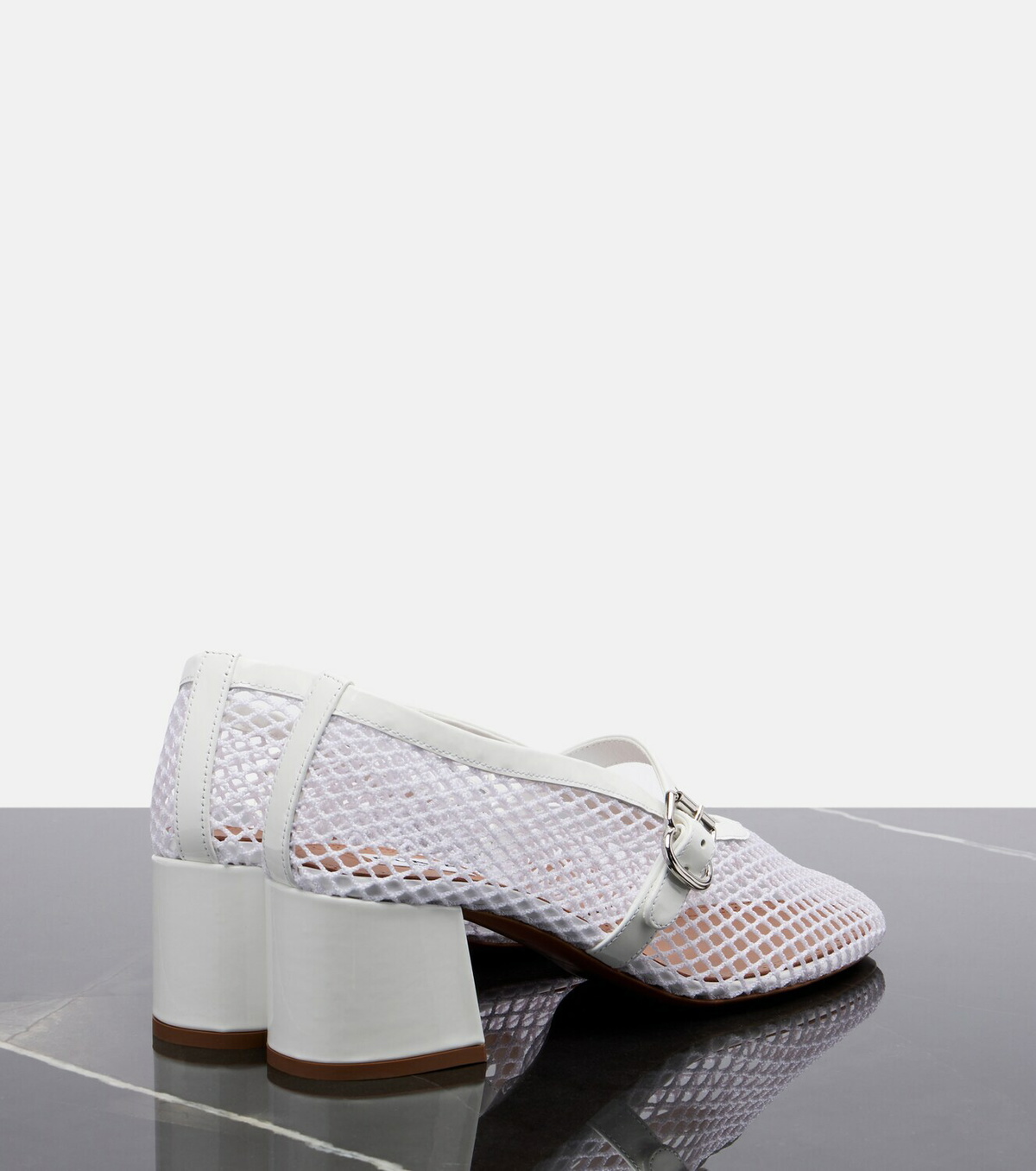 Alaïa Babies mesh Mary Jane pumps