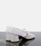 Alaïa Babies mesh Mary Jane pumps