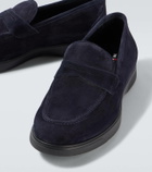 Kiton Suede penny loafers