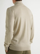 Mr P. - Slim-Fit Merino Wool Rollneck Sweater - Neutrals