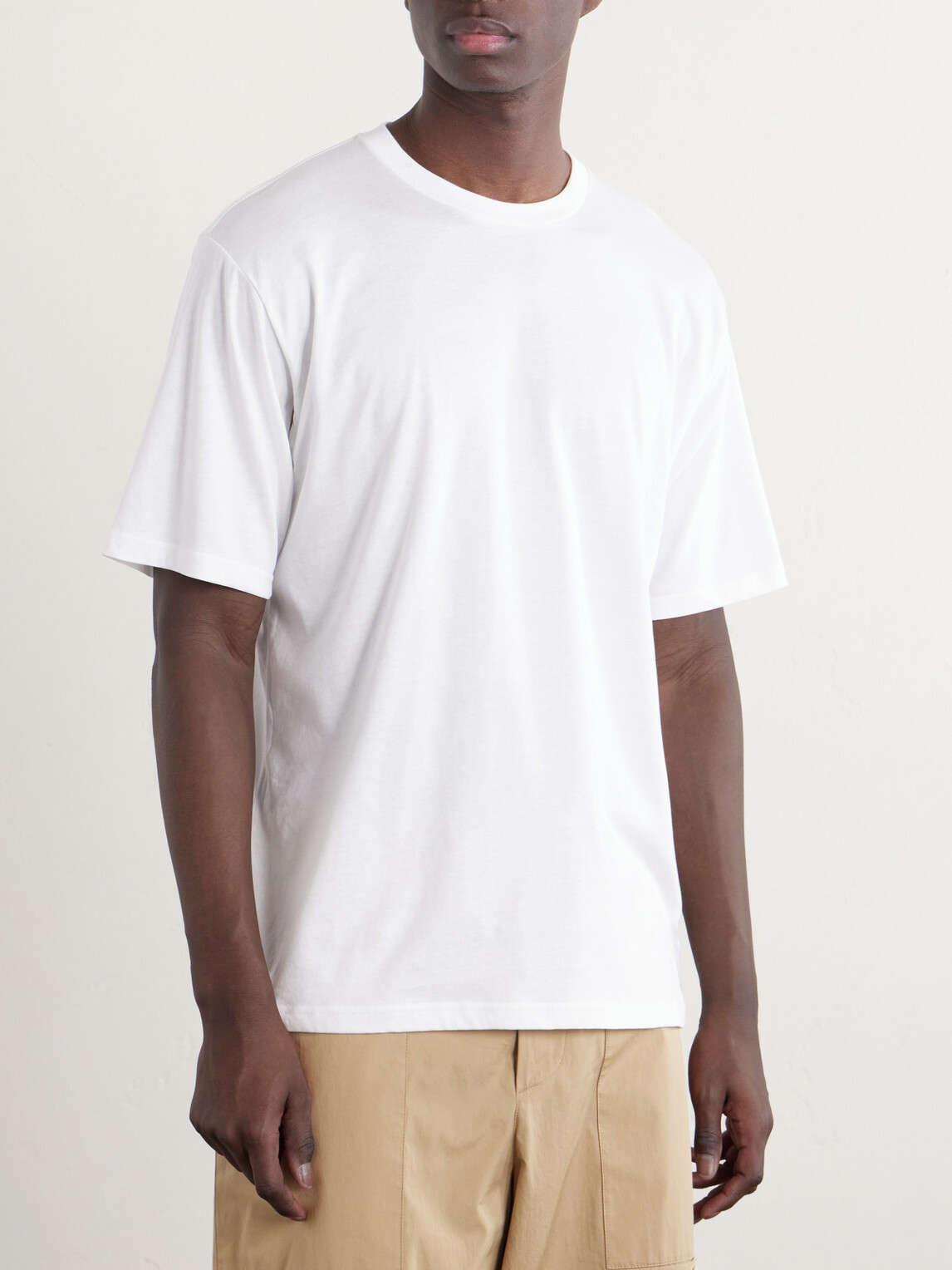ssstein - Suvin Cotton-Jersey T-Shirt - White