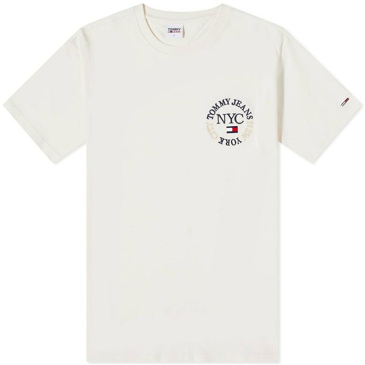 Photo: Tommy Jeans Men's Timeless Circle T-Shirt in White